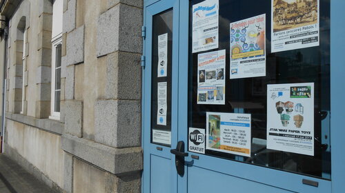 Bibliothèque : expo  les monuments aux morts dans la Creuse 
